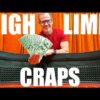 We Win 20k On High Limit Craps (AMAZING ROLL!)