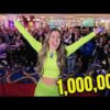 We Hit 1,000,000 and Gave Away Half Of Our Winnings In Vegas!