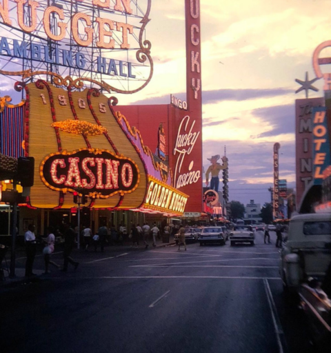 Fremont St, Las Vegas, July 1966